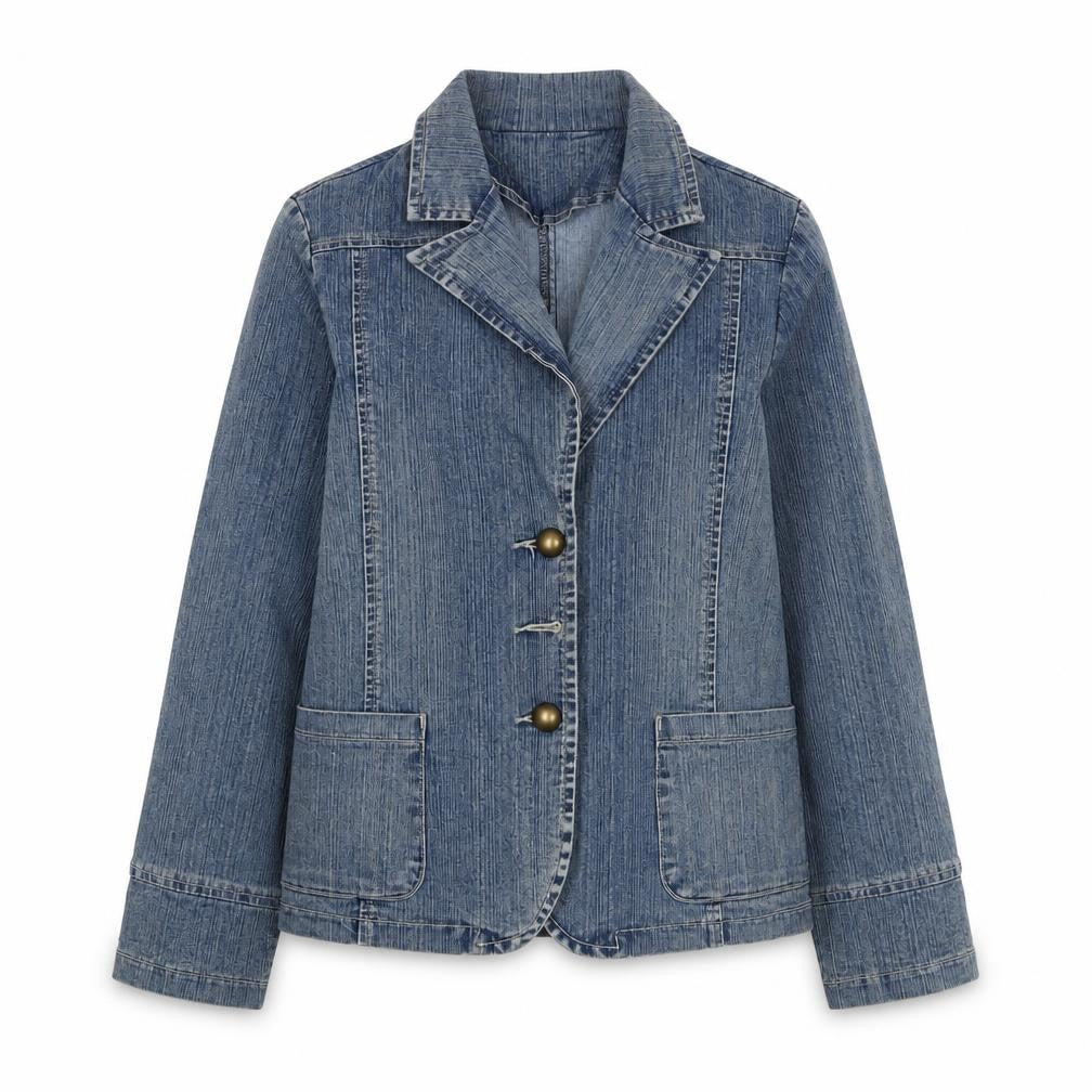Girls UK Size 14 Years Sophie Blue Basic Jacket