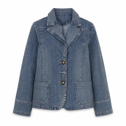 Girls UK Size 14 Years Sophie Blue Basic Jacket