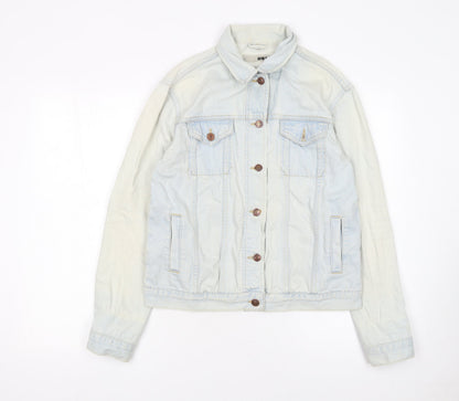 Womens UK Size 10 Topshop Blue Basic Jacket
