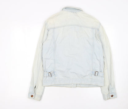 Womens UK Size 10 Topshop Blue Basic Jacket