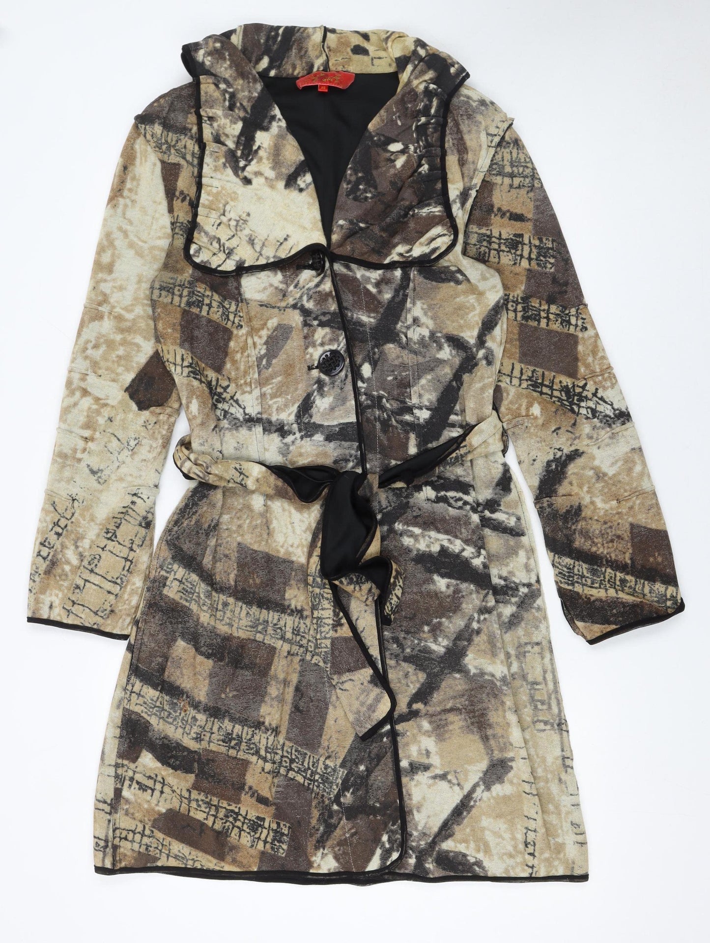 Womens UK Size XS Lovely Brown Trench Coat