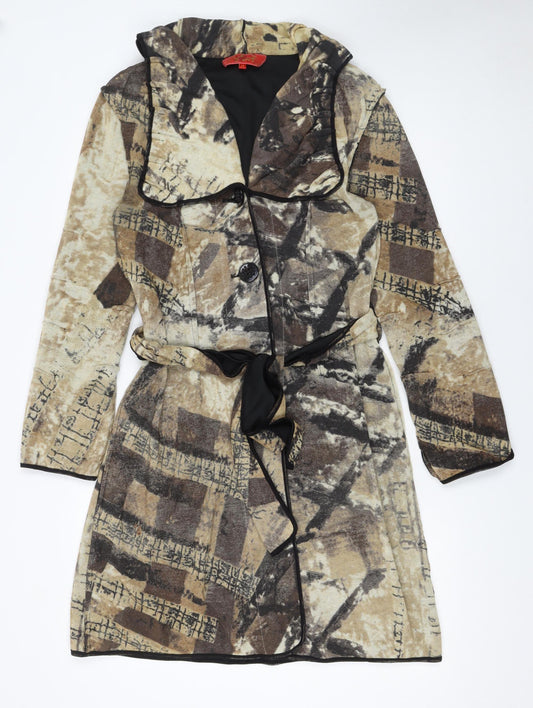 Womens UK Size XS Lovely Brown Trench Coat