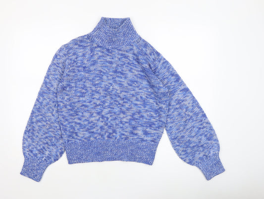 Womens UK Size S French Connection Blue Pullover Jumper