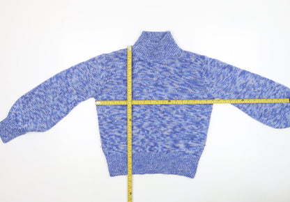 Womens UK Size S French Connection Blue Pullover Jumper