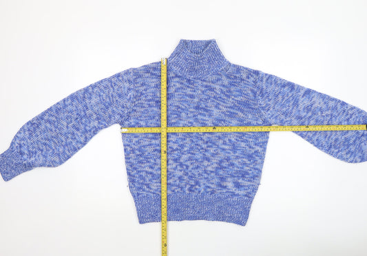 Womens UK Size S French Connection Blue Pullover Jumper