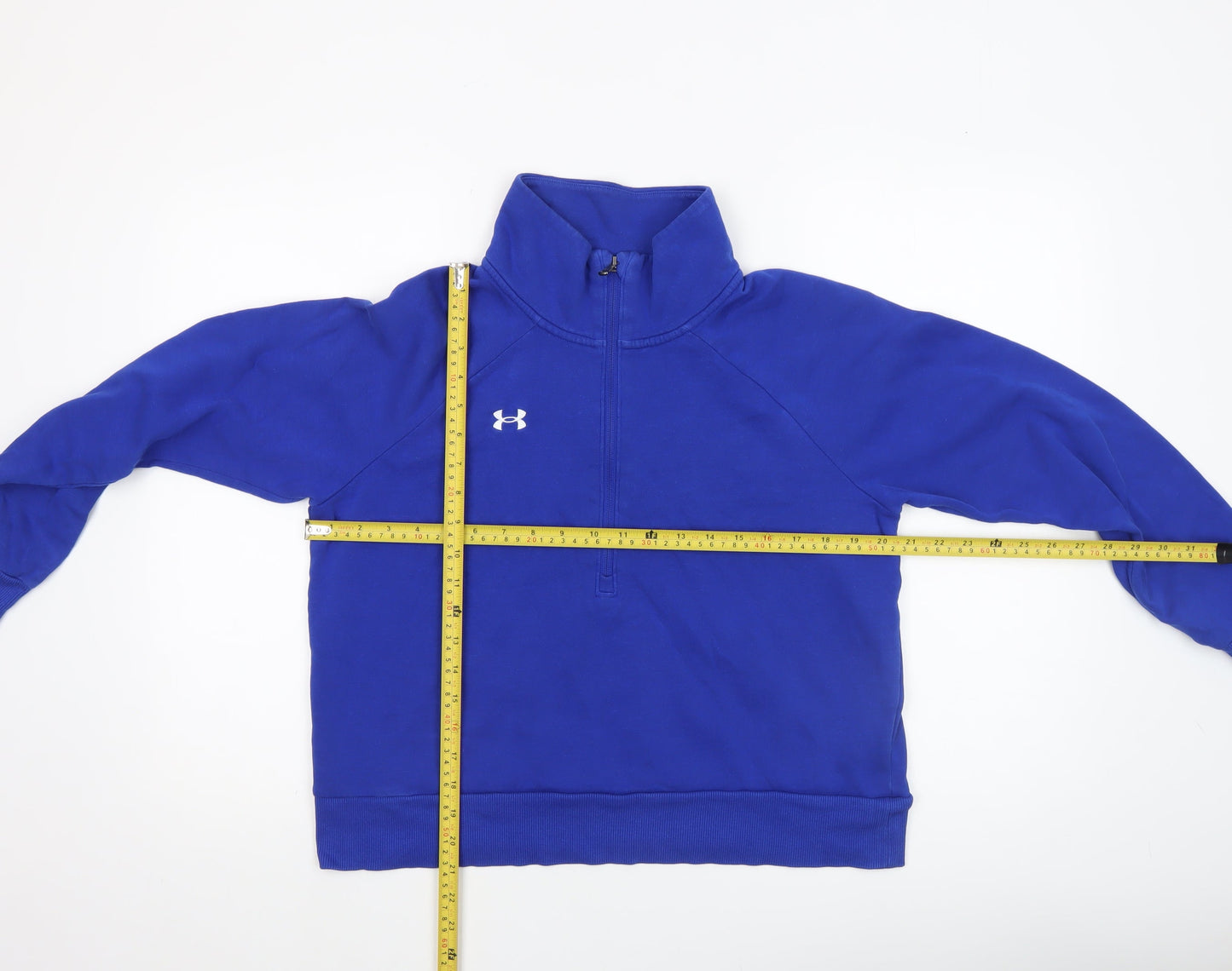 Womens UK Size S Under armour Blue Pullover Sweatshirt