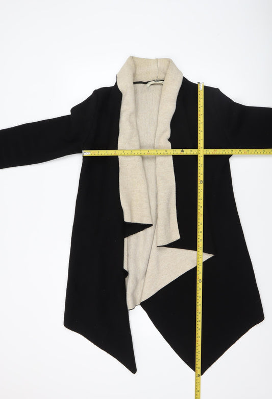 Womens UK Size 12 Zara Black Cardigan Jumper