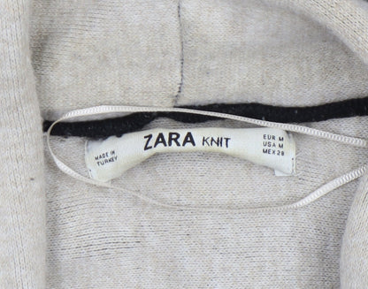 Womens UK Size 12 Zara Black Cardigan Jumper