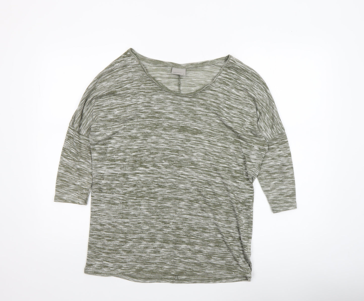 Womens UK Size M VERO MODA Green Basic T-Shirt