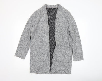 Womens UK Size XS Dunnes Grey Cardigan Jumper