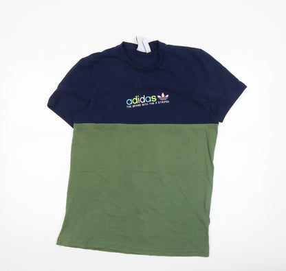 Mens UK Size M adidas Multicoloured  T-Shirt