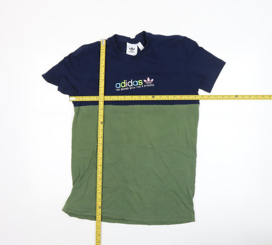 Mens UK Size M adidas Multicoloured  T-Shirt