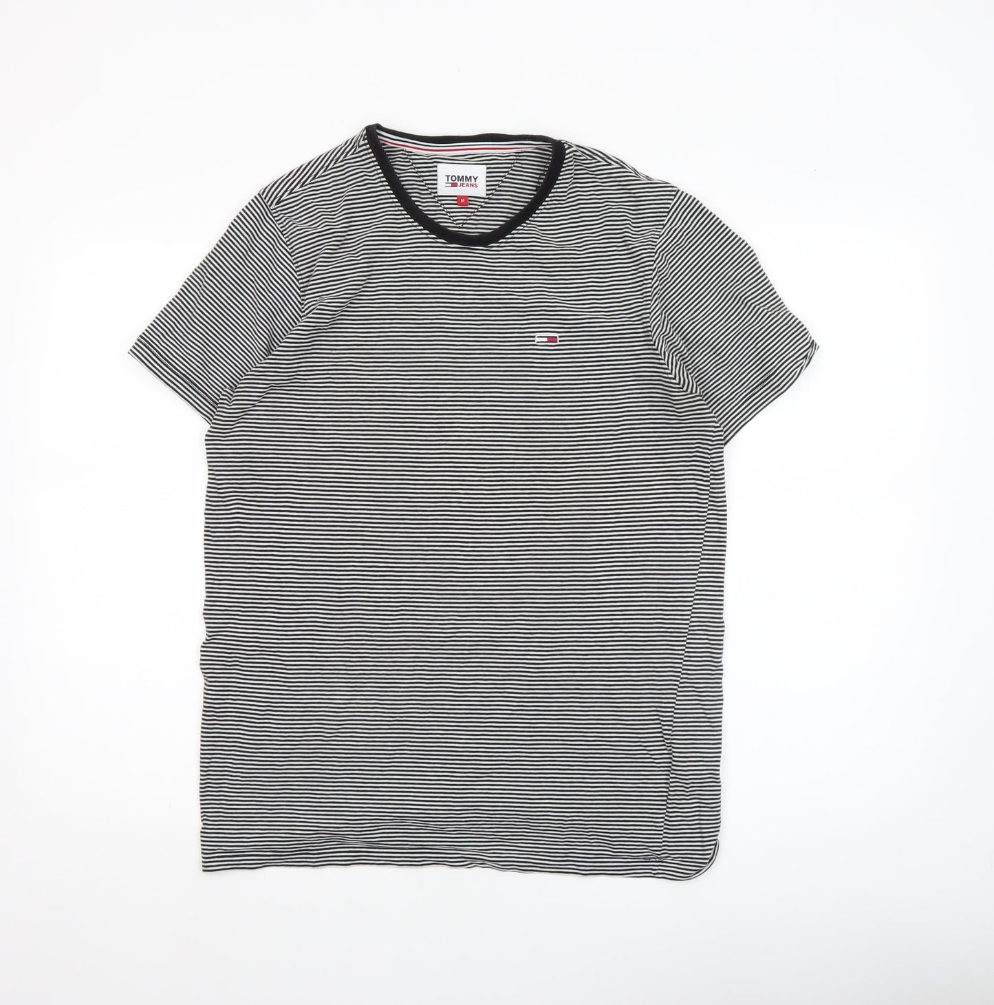 Mens UK Size M Tommy Hilfiger Black  T-Shirt