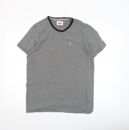 Mens UK Size M Tommy Hilfiger Black  T-Shirt