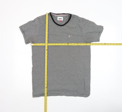 Mens UK Size M Tommy Hilfiger Black  T-Shirt