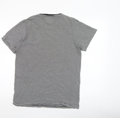 Mens UK Size M Tommy Hilfiger Black  T-Shirt
