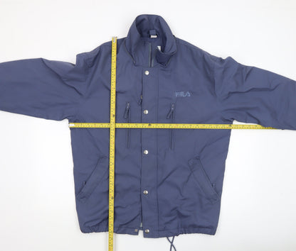Mens UK Size XS FILA Blue Bomber Jacket