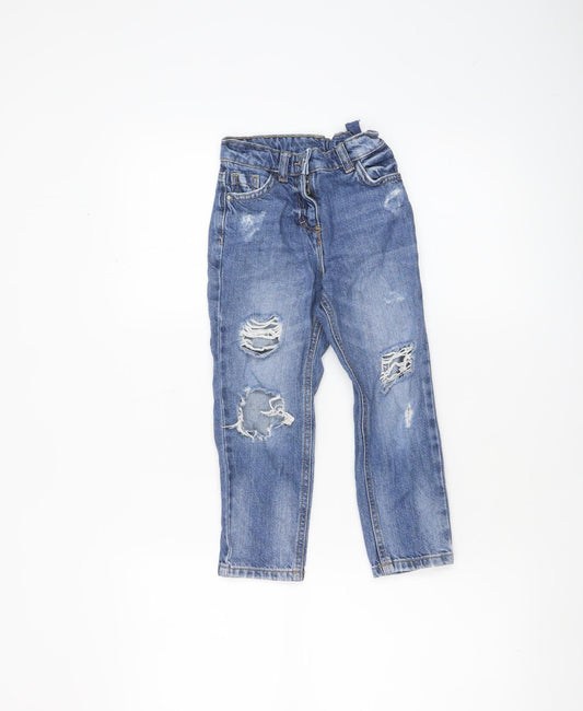 Girls UK Size 5 Years NEXT Regular Fit Straight Jeans