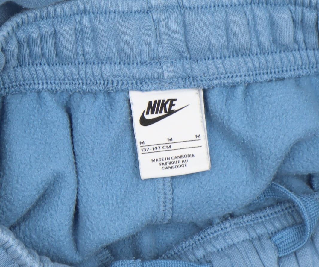 Boys UK Size 10-11 Years Nike Regular Fit Cargo Blue Trousers