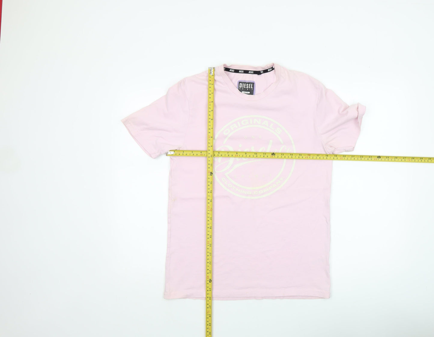 Mens UK Size M Diesel Pink  T-Shirt