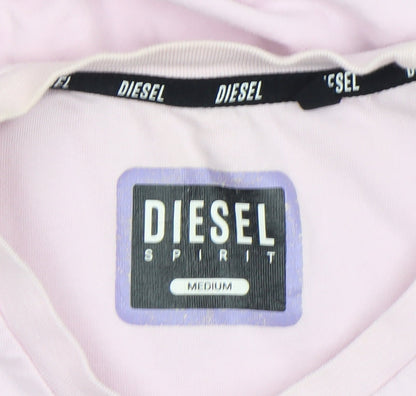 Mens UK Size M Diesel Pink  T-Shirt