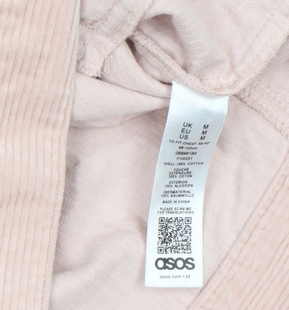 Womens UK Size M ASOS Pink Basic Jacket