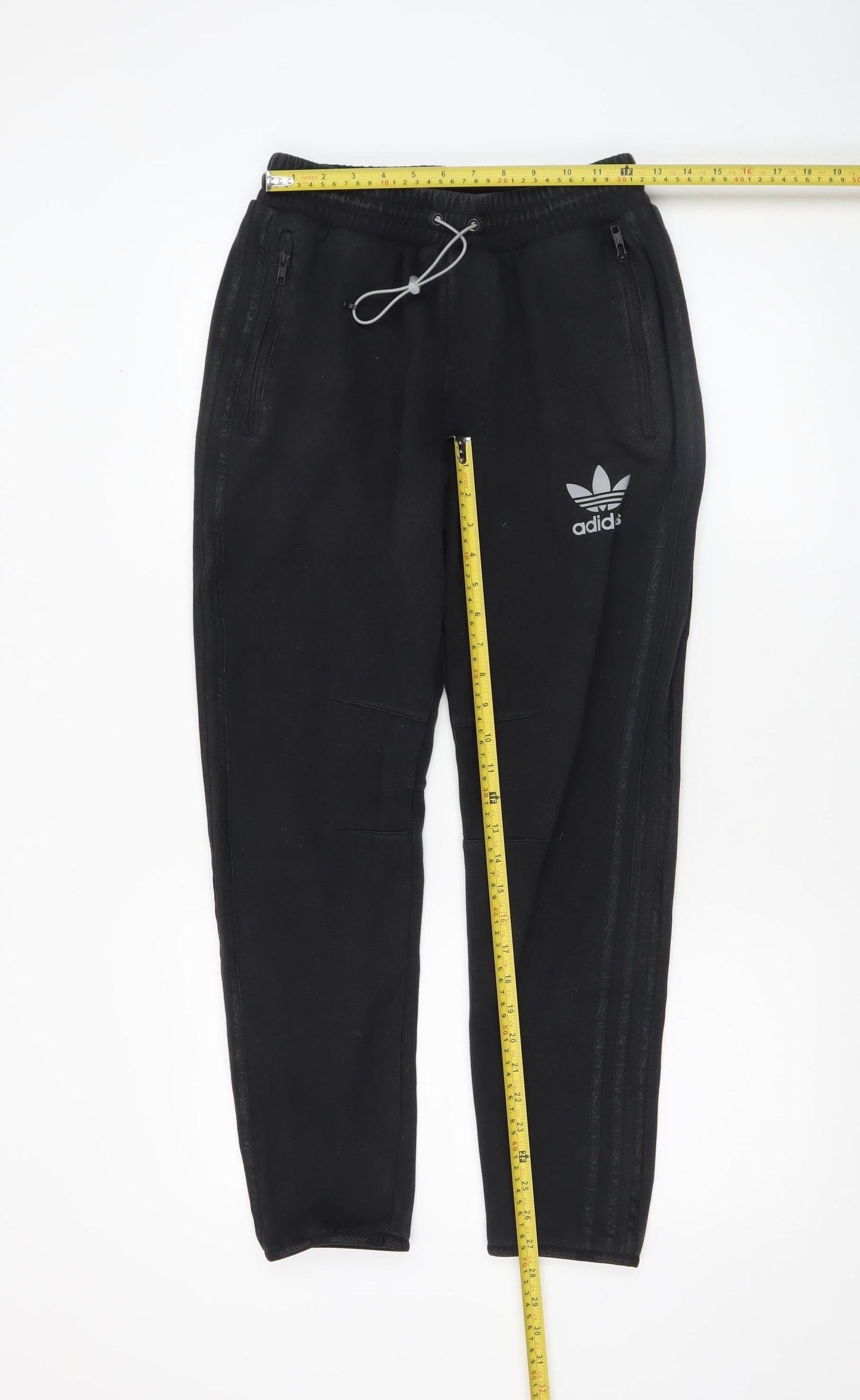 Mens UK Size S adidas Regular Fit Jogger Black Trousers