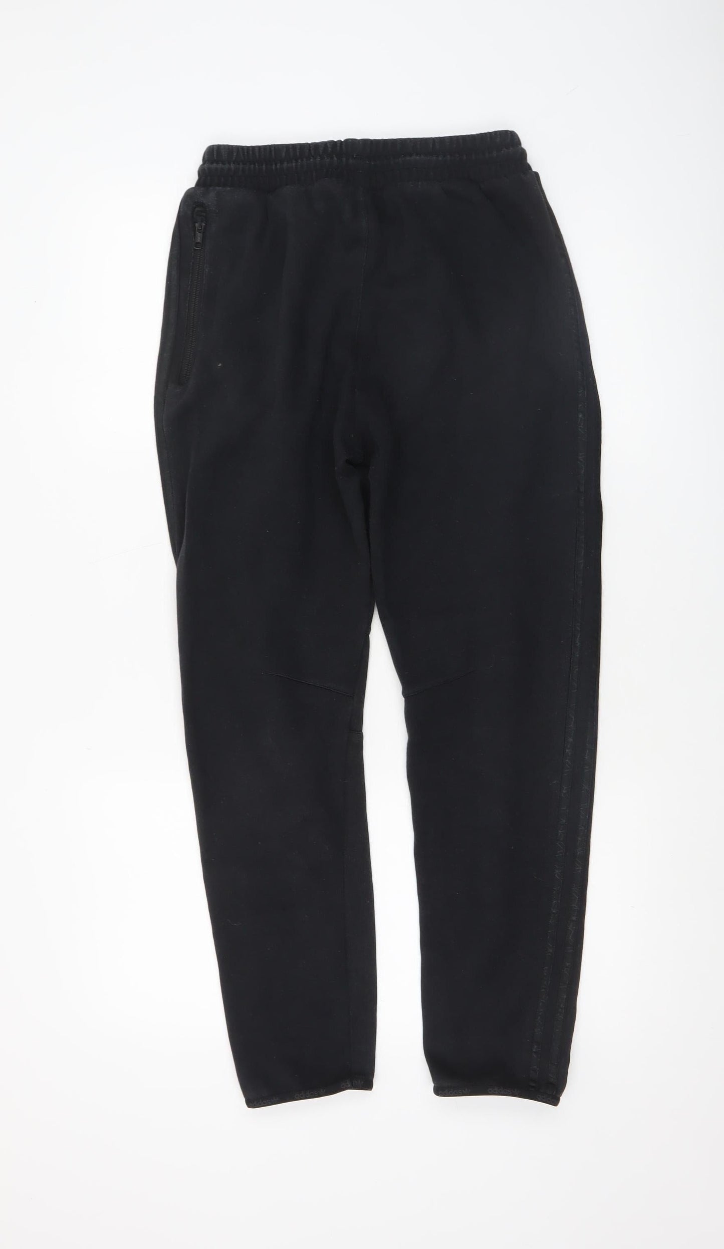 Mens UK Size S adidas Regular Fit Jogger Black Trousers