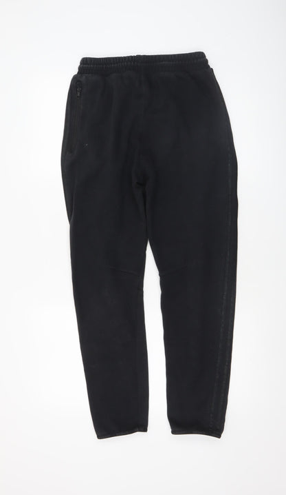 Mens UK Size S adidas Regular Fit Jogger Black Trousers