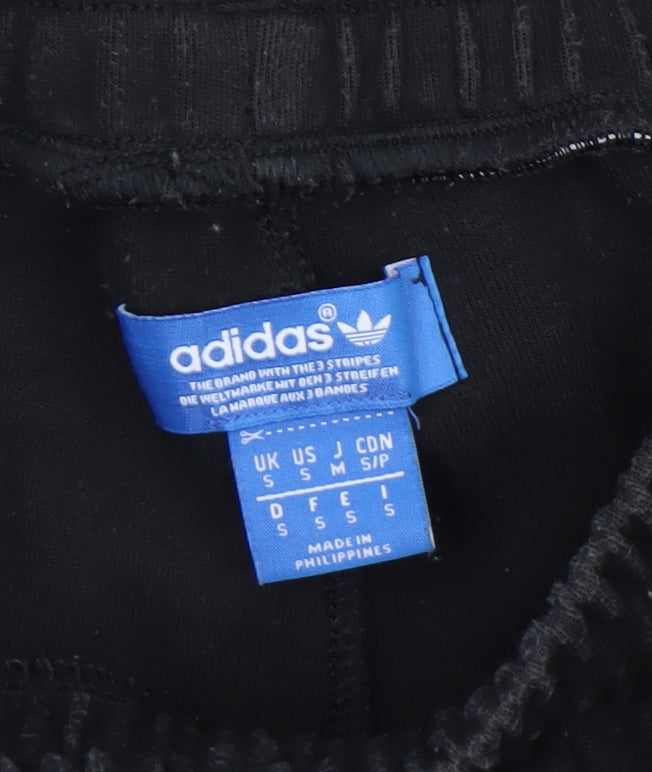 Mens UK Size S adidas Regular Fit Jogger Black Trousers