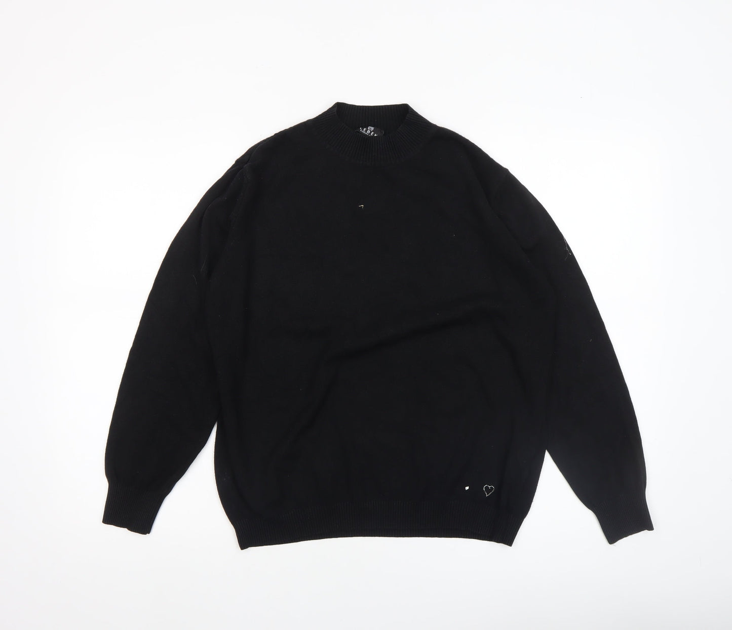 Womens UK Size 20 Barbara Lebek Black Pullover Jumper