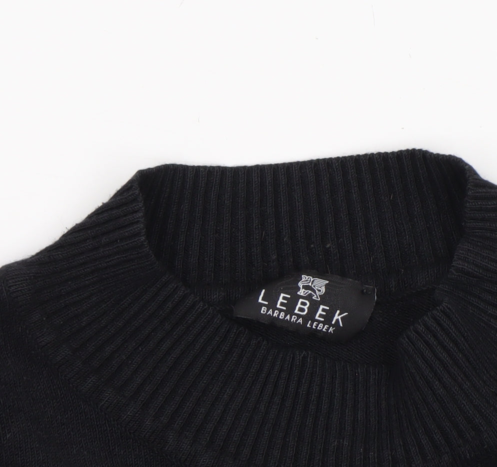 Womens UK Size 20 Barbara Lebek Black Pullover Jumper