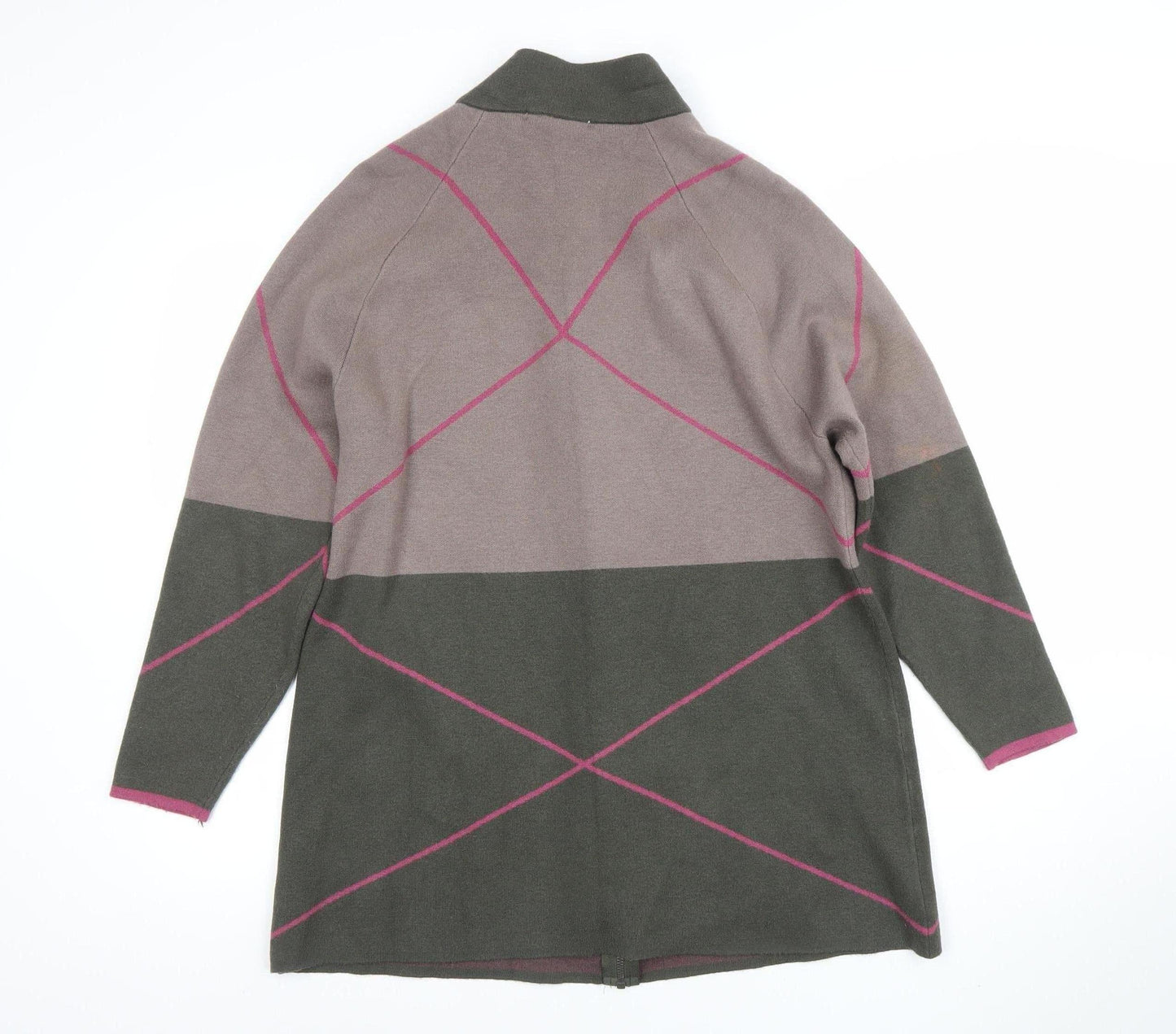 Womens UK Size 16 Alice Collins Multicoloured Cardigan Jumper