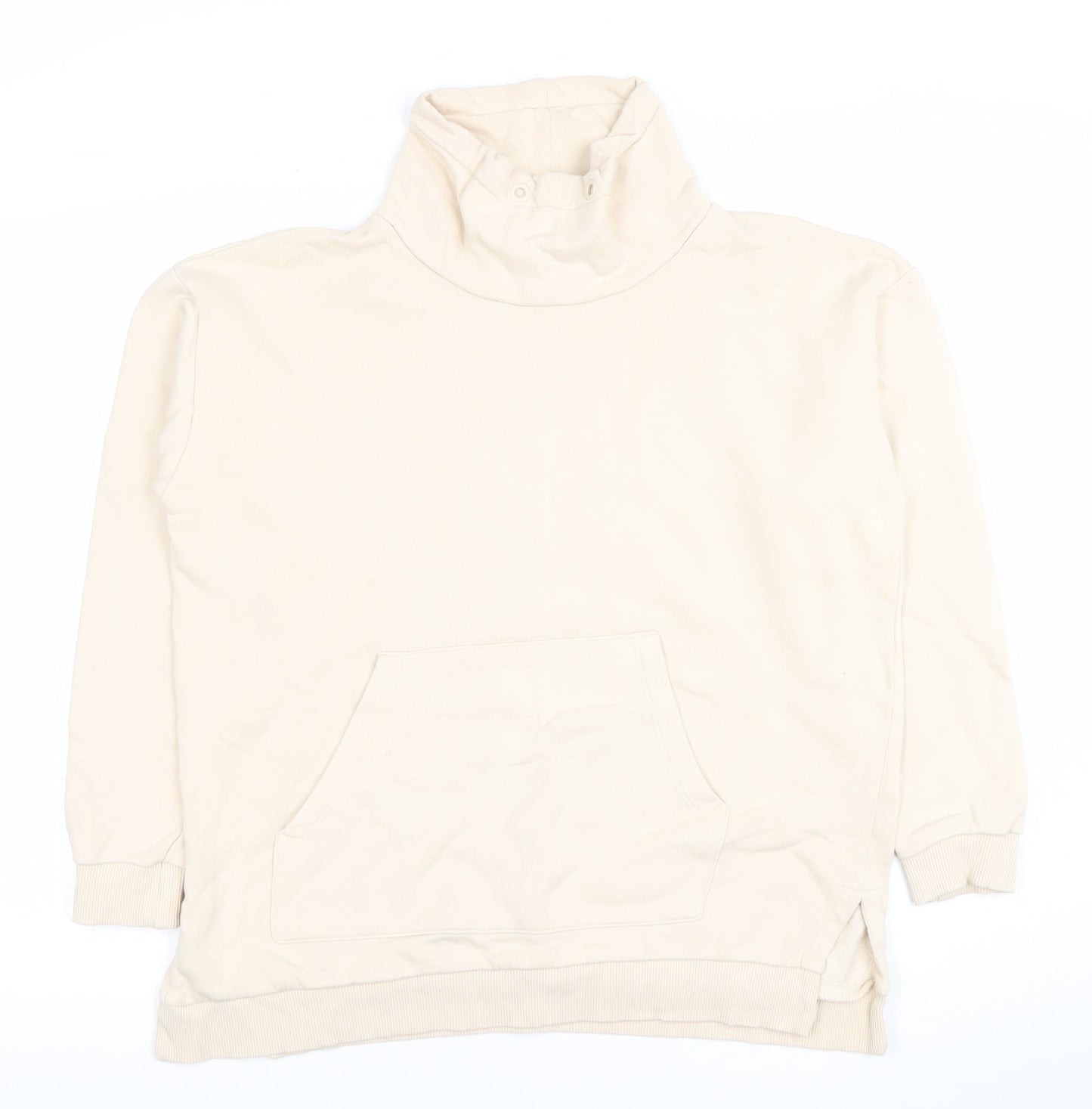 Womens UK Size M ICHI Beige Pullover Sweatshirt