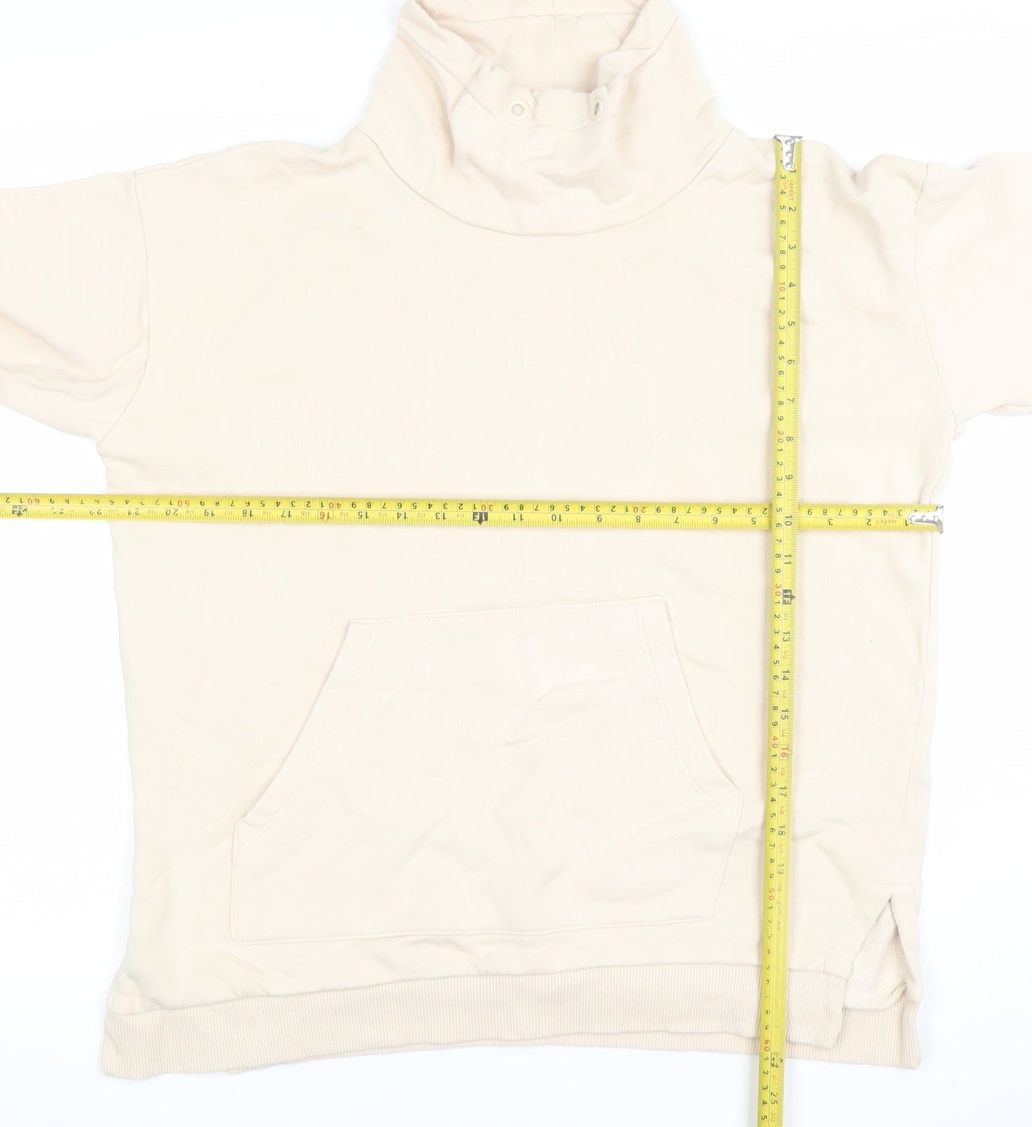 Womens UK Size M ICHI Beige Pullover Sweatshirt