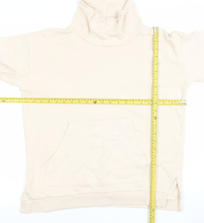 Womens UK Size M ICHI Beige Pullover Sweatshirt