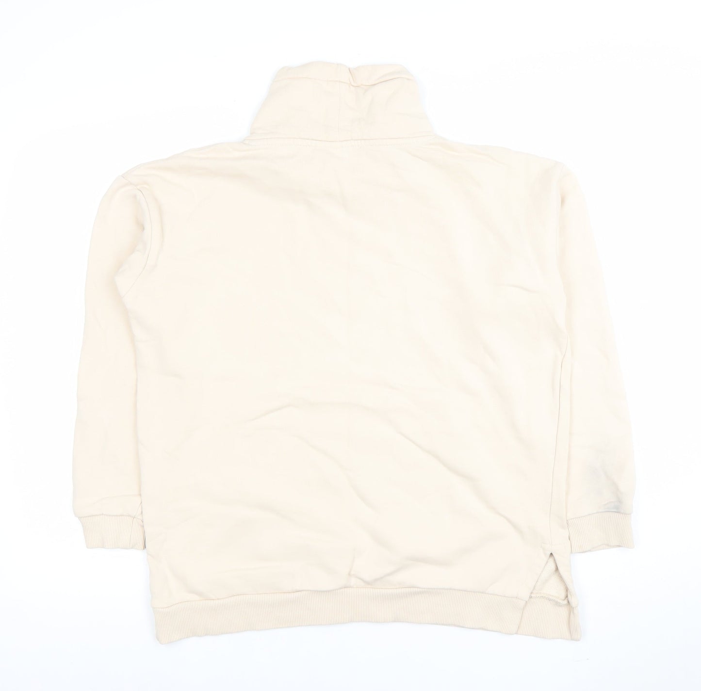 Womens UK Size M ICHI Beige Pullover Sweatshirt