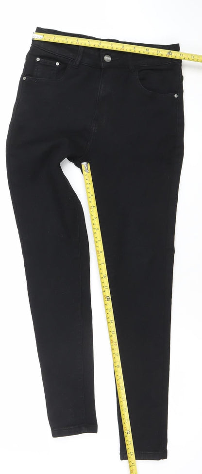 Womens UK Size 30 ForuJeans Slim Fit Skinny Black Jeans