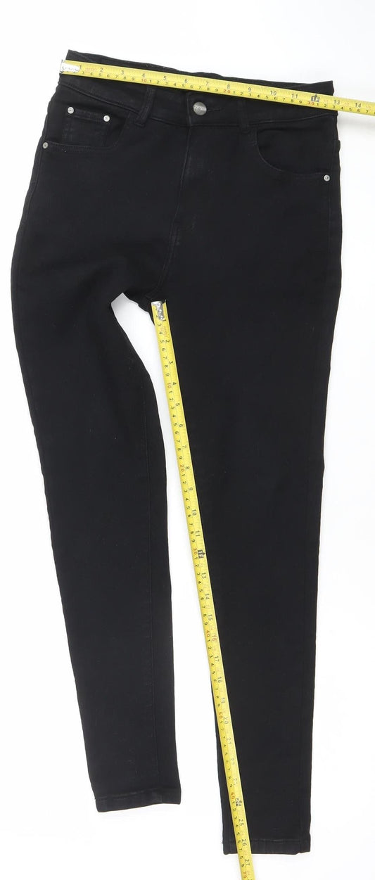 Womens UK Size 30 ForuJeans Slim Fit Skinny Black Jeans