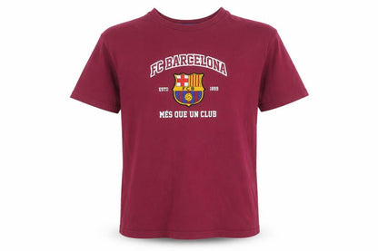 Boys UK Size 12-13 Years FC Barcelona Red Basic Jersey T-Shirt