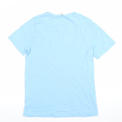 Boys UK Size 14 Years H&M Blue Basic T-Shirt