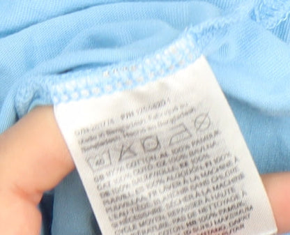 Boys UK Size 14 Years H&M Blue Basic T-Shirt