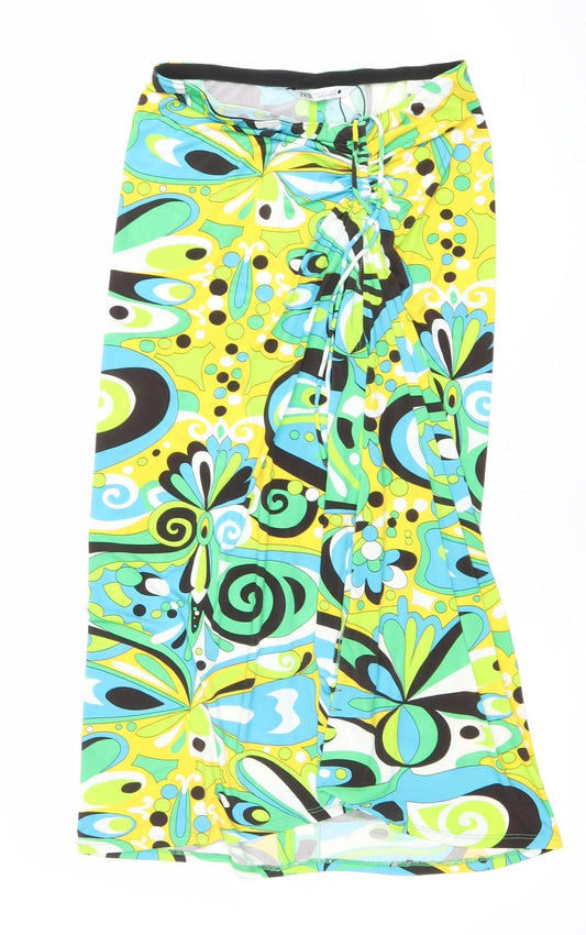 Womens UK Size S Zara Wrap Jersey Skirt