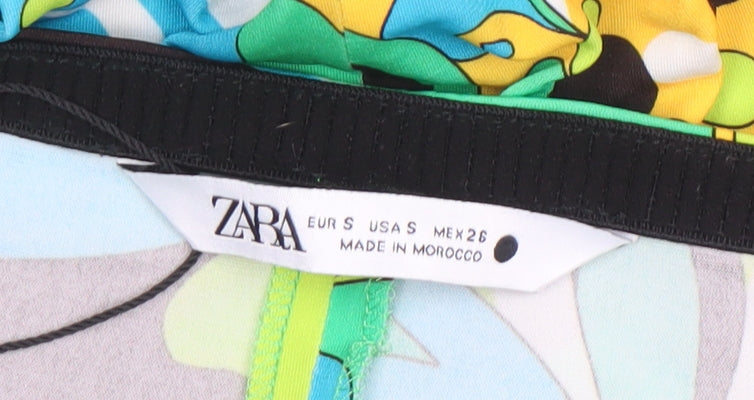 Womens UK Size S Zara Wrap Jersey Skirt