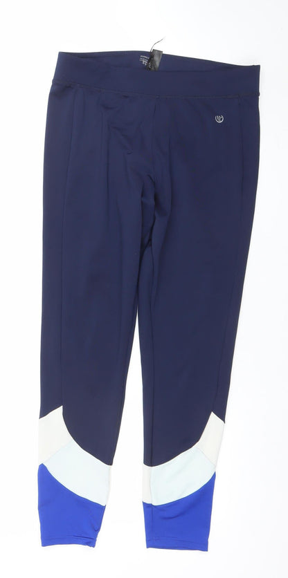Womens UK Size L Dunnes Stores Slim Fit Leggings Blue Leggings