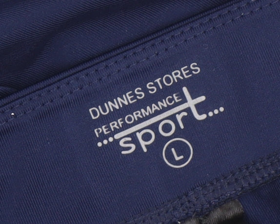 Womens UK Size L Dunnes Stores Slim Fit Leggings Blue Leggings
