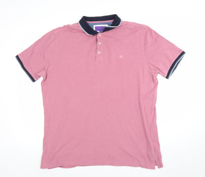 Mens UK Size 2XL Marco Capelli Cotton Blend Polo Shirt