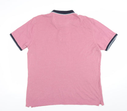 Mens UK Size 2XL Marco Capelli Cotton Blend Polo Shirt