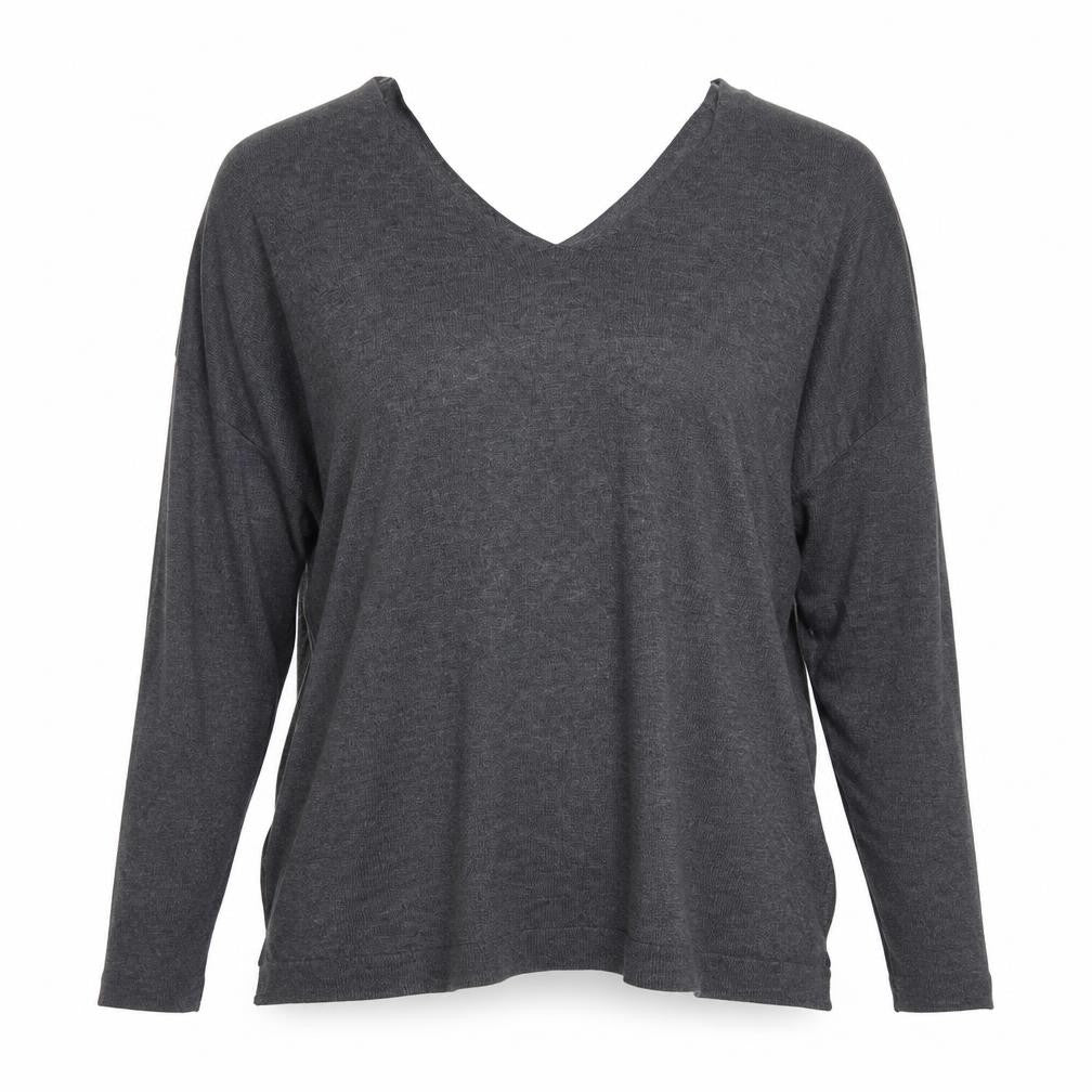Womens UK Size XS Gallery Grey Basic T-Shirt