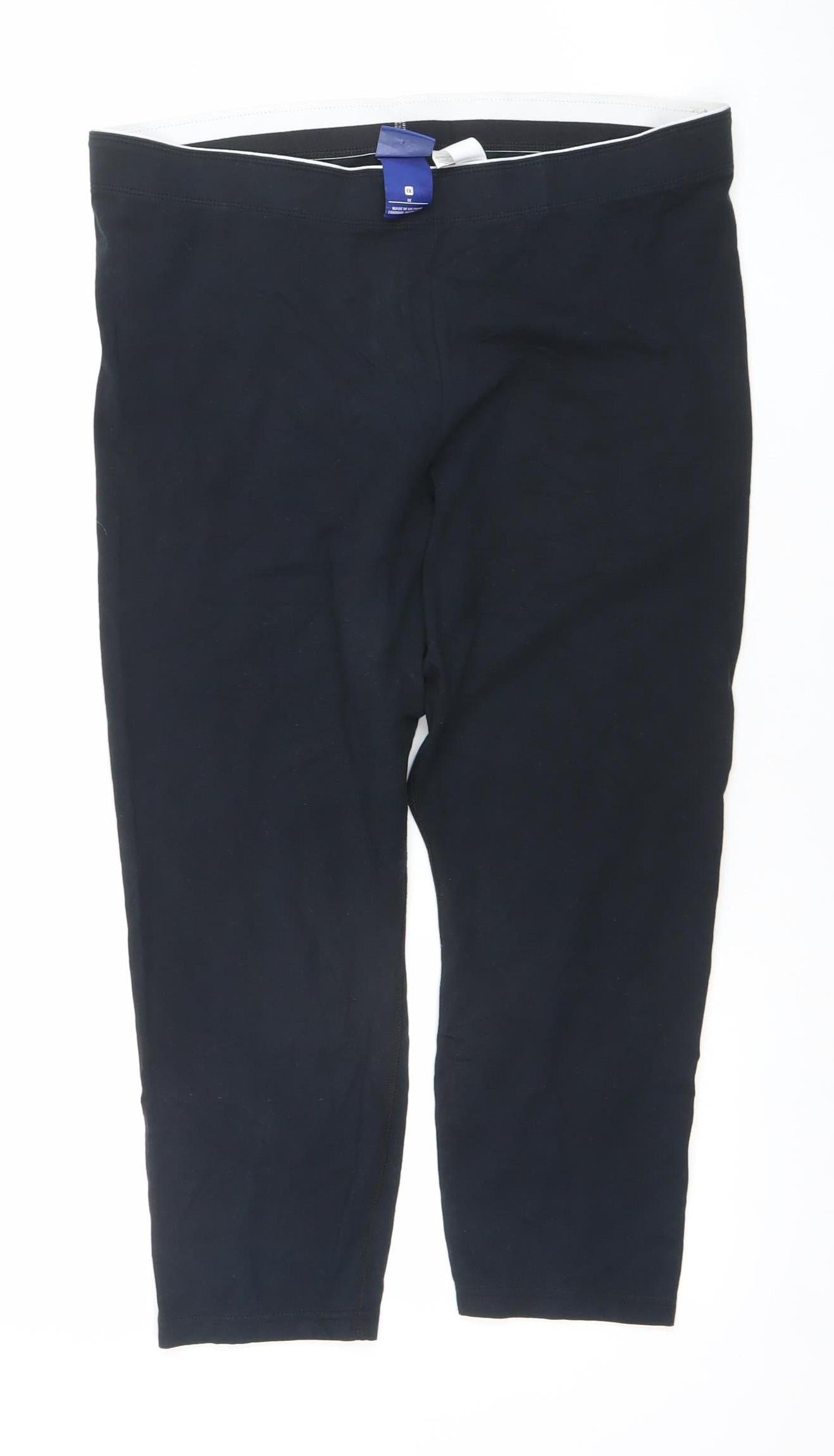 Womens UK Size 1X Nike Regular Fit Leggings Black Leggings